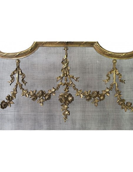 013 PARASCINTILLE NEOCLASSICO FLOREALE IN FUSIONE DI BRONZO