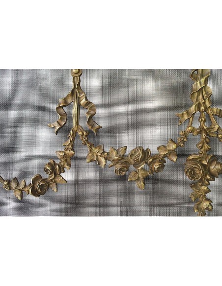 013 PARASCINTILLE NEOCLASSICO FLOREALE IN FUSIONE DI BRONZO