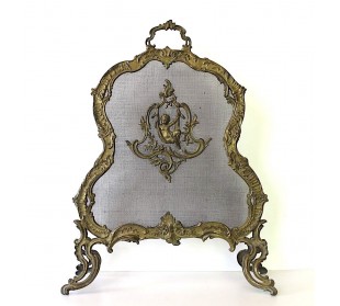 014 ANTICO PARASCINTILLE IN BRONZO, TRA BAROCCO E...