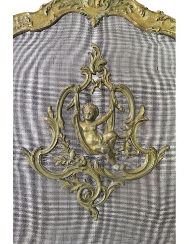 014 ANTICO PARASCINTILLE IN BRONZO, TRA BAROCCO...