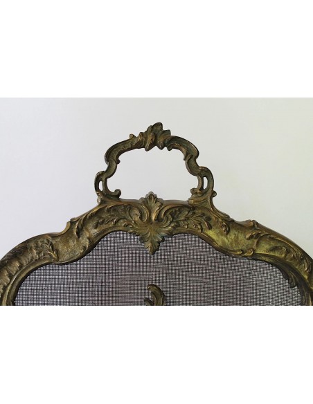014 ANTICO PARASCINTILLE IN BRONZO, TRA BAROCCO E NATURALISMO