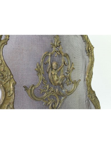 014 ANTICO PARASCINTILLE IN BRONZO, TRA BAROCCO...