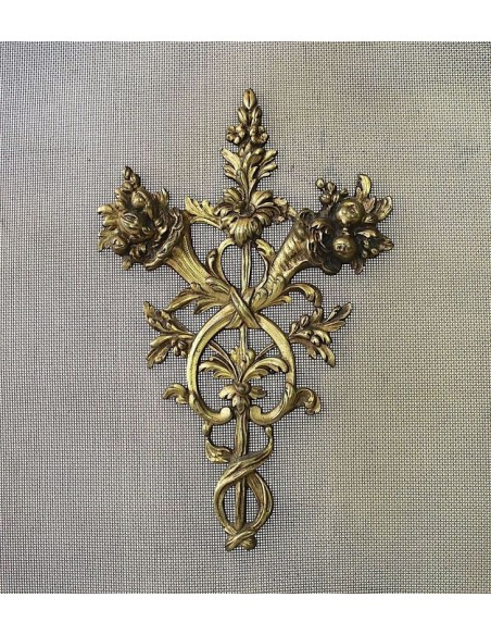 015 PARASCINTILLE BAROCCO DI GRANDE QUALITÀ IN BRONZO