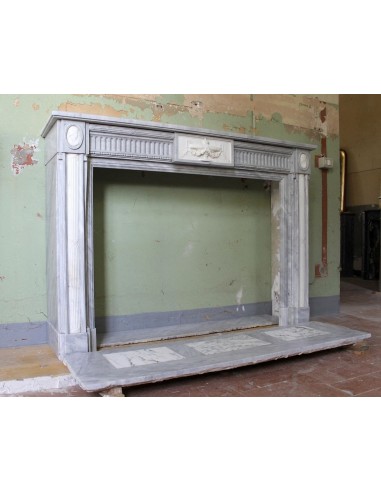 241 AG ANTIQUE ELEGANT NEOCLASSICAL FIREPLACE...