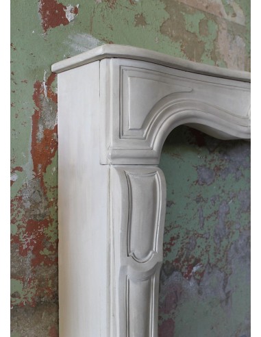 903 ANTIQUE "TRANSITION" FIREPLACE CARVED IN...