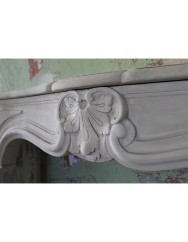 903 ANTIQUE "TRANSITION" FIREPLACE CARVED IN...