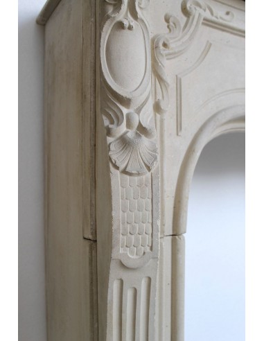 911 LARGE REGENCY FIREPLACE MANTEL CARVED IN...