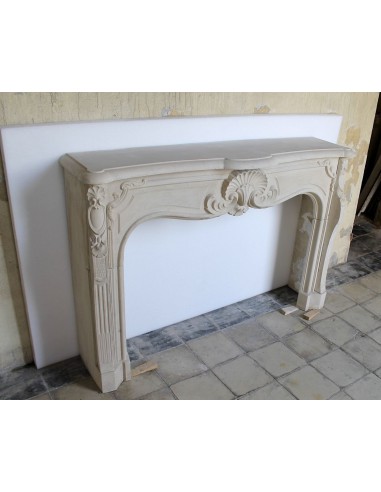 911 LARGE REGENCY FIREPLACE MANTEL CARVED IN...
