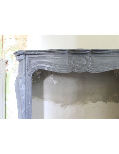 069 ANTIQUE LOUIS XV "POMPADOUR GALBÉ" MANTEL...