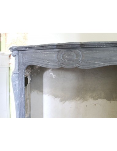 069 ANTIQUE LOUIS XV "POMPADOUR GALBÉ" MANTEL...