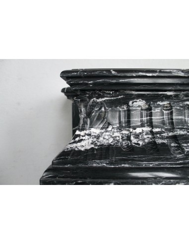 310 MONUMENTAL "BOUDIN HAUT" FIREPLACE MANTEL...