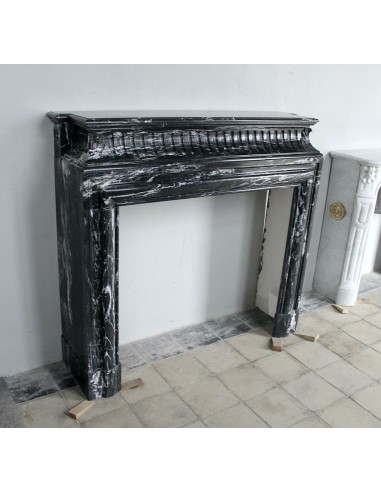 310 MONUMENTAL "BOUDIN HAUT" FIREPLACE MANTEL...