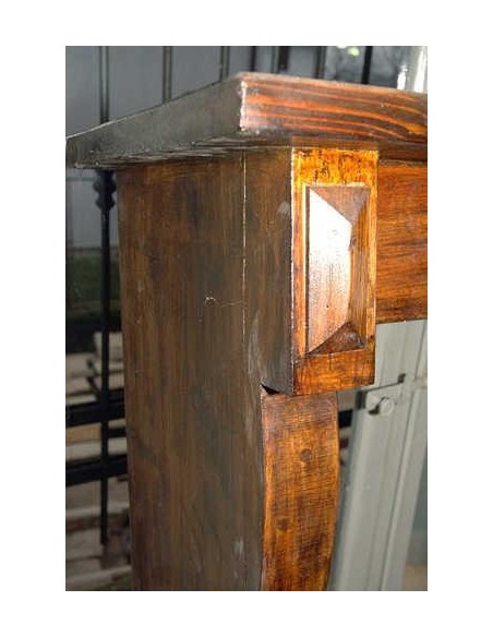 1015 OCC ANTIQUE LOUIS PHILIPPE WOODEN FIREPLACE MANTEL