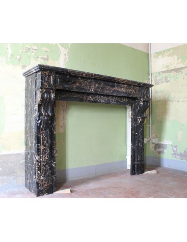 416 ANTIQUE "PALMETTES" FIREPLACE MANTEL IN...