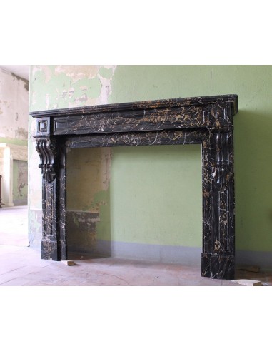 416 ANTIQUE "PALMETTES" FIREPLACE MANTEL IN...