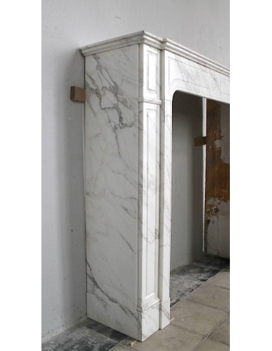 308 ANTIQUE LOUIS XIV "PARISIENNE" FIREPLACE...