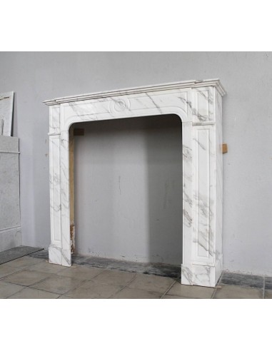 308 ANTIQUE LOUIS XIV "PARISIENNE" FIREPLACE...