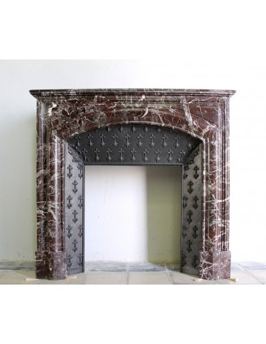 311 LOUIS XIV "BOUDIN ARRONDI" FIREPLACE MANTEL...