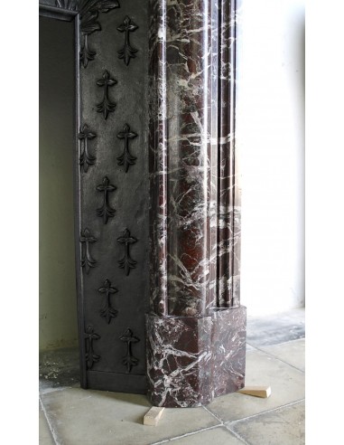 311 LOUIS XIV "BOUDIN ARRONDI" FIREPLACE MANTEL...