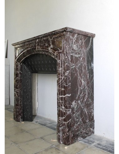 311 LOUIS XIV "BOUDIN ARRONDI" FIREPLACE MANTEL...