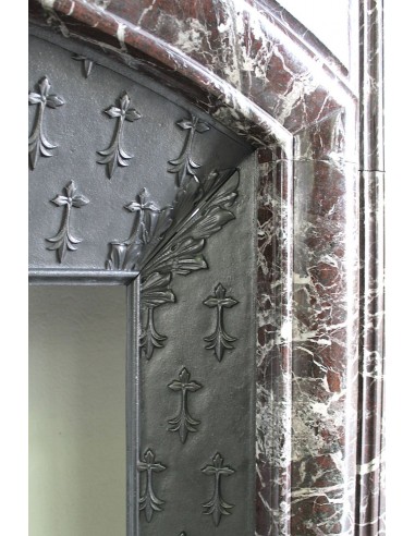 311 LOUIS XIV "BOUDIN ARRONDI" FIREPLACE MANTEL...