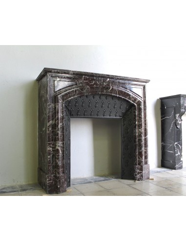 311 LOUIS XIV "BOUDIN ARRONDI" FIREPLACE MANTEL...