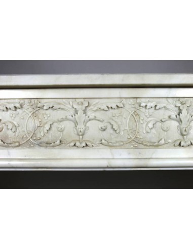 212 AG IMPORTANT ANTIQUE LOUIS XVI FIREPLACE...