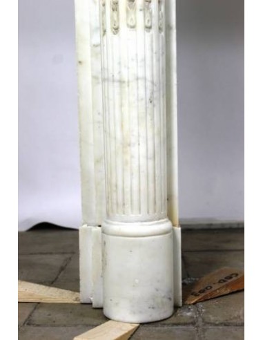 212 AG IMPORTANT ANTIQUE LOUIS XVI FIREPLACE...