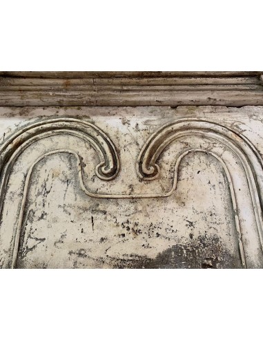 902 IMPORTANT "TRUMEAU" FIREPLACE MANTEL CARVED...