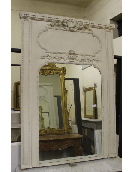 015G TUTTO INTAGLIO SU LEGNO PER QUESTA CAMINIERA A PANNELLO