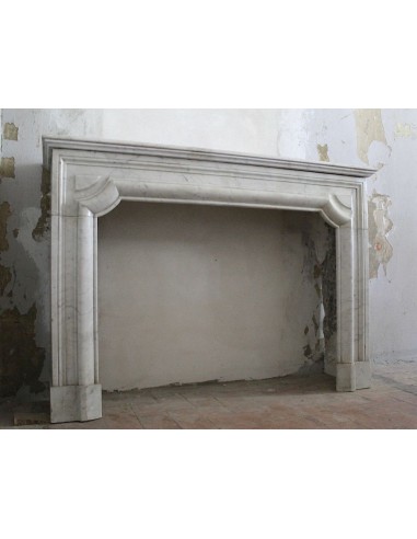 300 ANTIQUE LOUIS XIV "BOUDIN" FIREPLACE MANTEL...