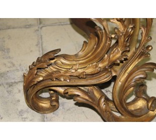 052 BELLISSIMA COPPIA ROCAILLE DI ALARI DORATI PER CAMINETTO 2