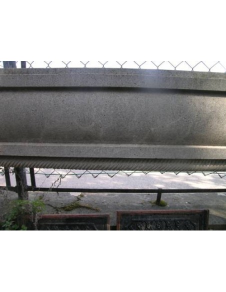 715 ANTIQUE ORIGINAL ART DECO FIREPLACE MANTEL IN ITALIAN "PIETRA SERENA" SANDSTONE