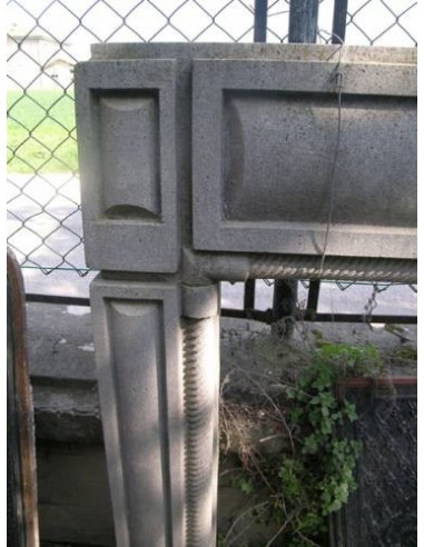 715 ANTIQUE ORIGINAL ART DECO FIREPLACE MANTEL...