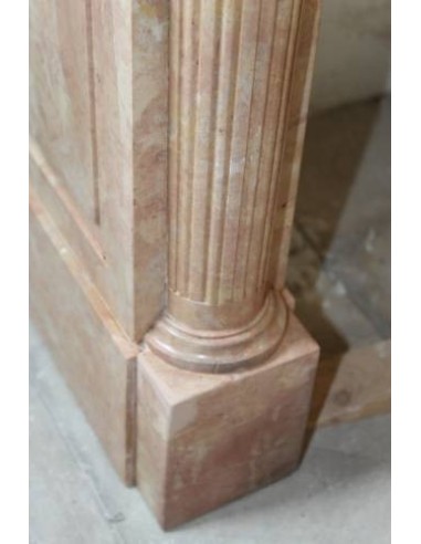 204 ANTIQUE NAPOLEON III FIREPLACE MANTEL IN...