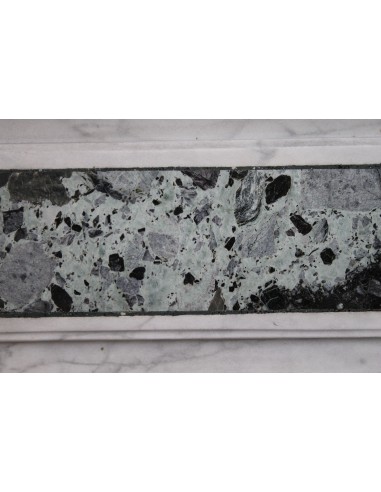 236 LARGE ANTIQUE LOUIS XVI FIREPLACE MANTEL...