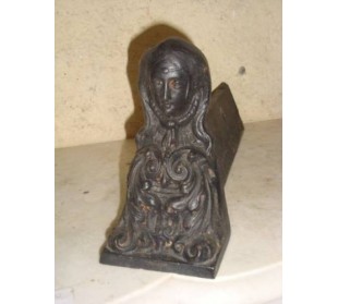 020 "FIGURINES" IN GHISA D'ARTE PER CAMINETTO 2