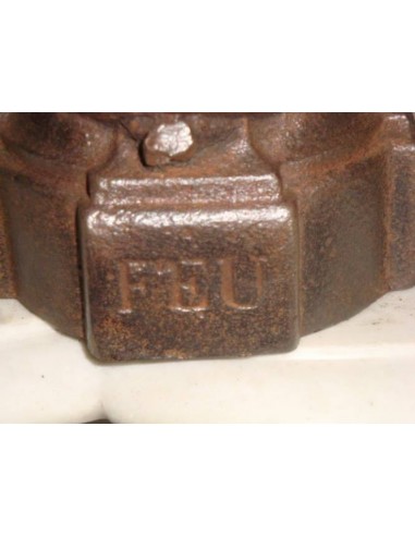 037 "DEA DELLA GIUSTIZIA", COPPIA IN GHISA...