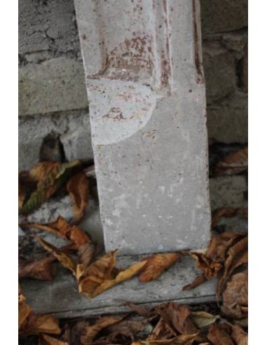 613 ANTIQUE ART NOUVEAU-STYLE FIREPLACE MANTEL...