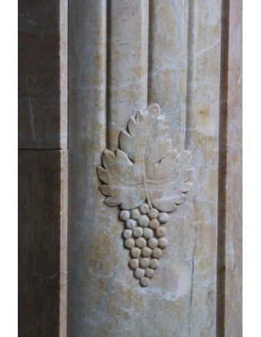 710 ART DECO "GRAPPE DE RAISIN" MANTEL IN...