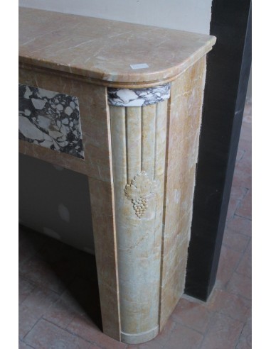 710 ART DECO "GRAPPE DE RAISIN" MANTEL IN...