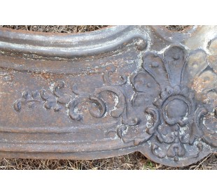 CG 075S GRANDE CONTROCUORE SETTECENTESCO BAROCCO IN GHISA... 2