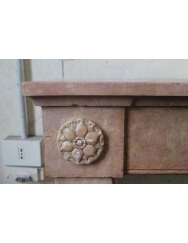 920 ANTIQUE “TURNESOL“ (SUNFLOWER) FIREPLACE...