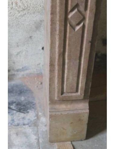 920 ANTIQUE “TURNESOL“ (SUNFLOWER) FIREPLACE...