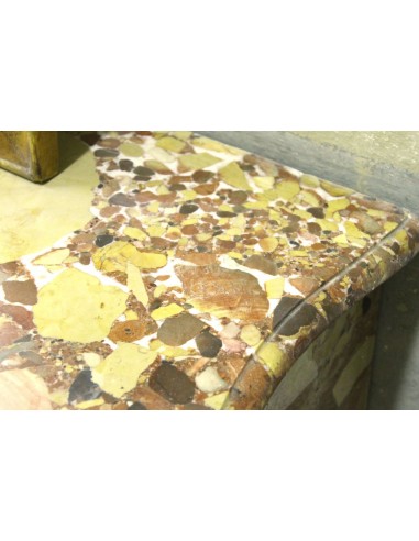 013 ANTIQUE LOUIS XV "POMPADOUR GALBÉ" FIRE...