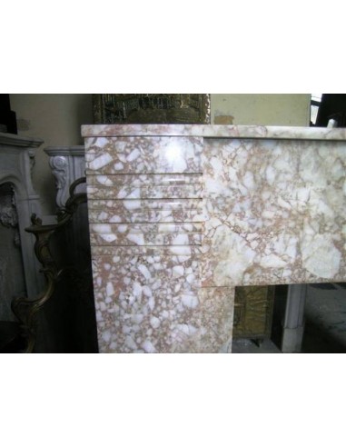 716 ORIGINAL ART DECO STYLE MARBLE FIREPLACE...