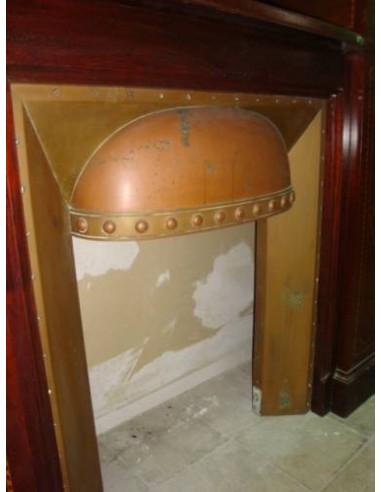 1022 OCC ANTIQUE ENGLISH ART DECO MAHOGANY WOOD...