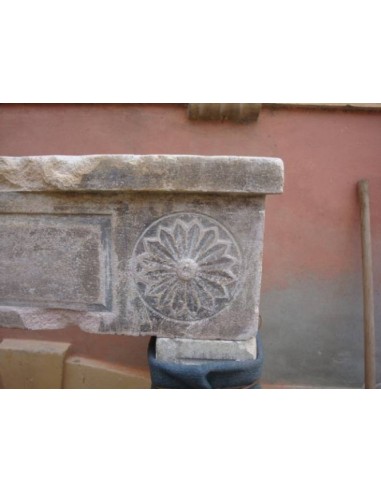 922 ANTIQUE LARGE "CHAMPAGNARD" FIREPLACE...