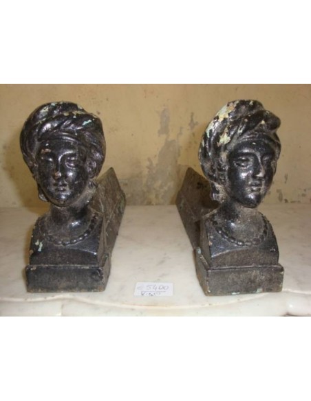 059 "DONNA ORIENTALE" IN GHISA D'ARTE PER IL VOSTRO CAMINO